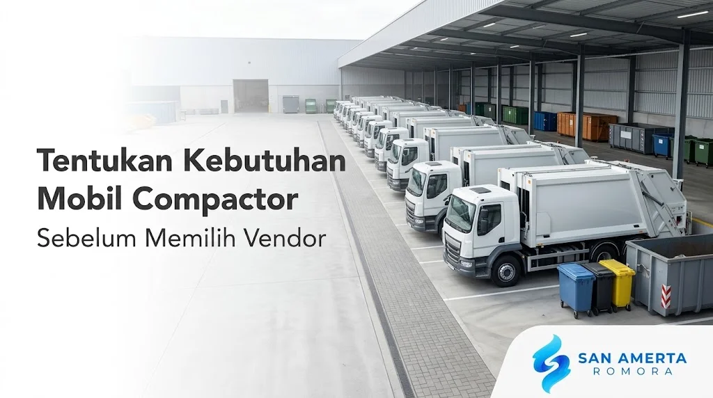 Spesifikasi dan armada mobil compactor berkualitas dari vendor mobil compactor LKPP terpercaya San Amerta Romora.