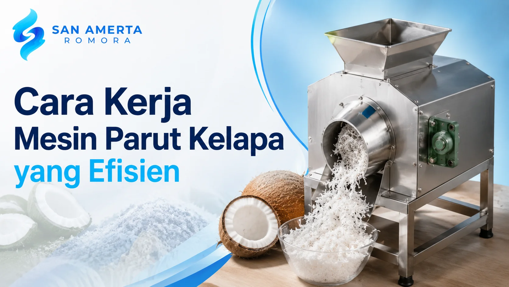 Mesin parut kelapa untuk vendor alat pertanian dinas daerah