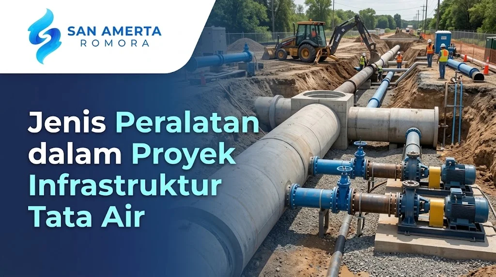 Peralatan pendukung proyek infrastruktur tata air LKPP terkini